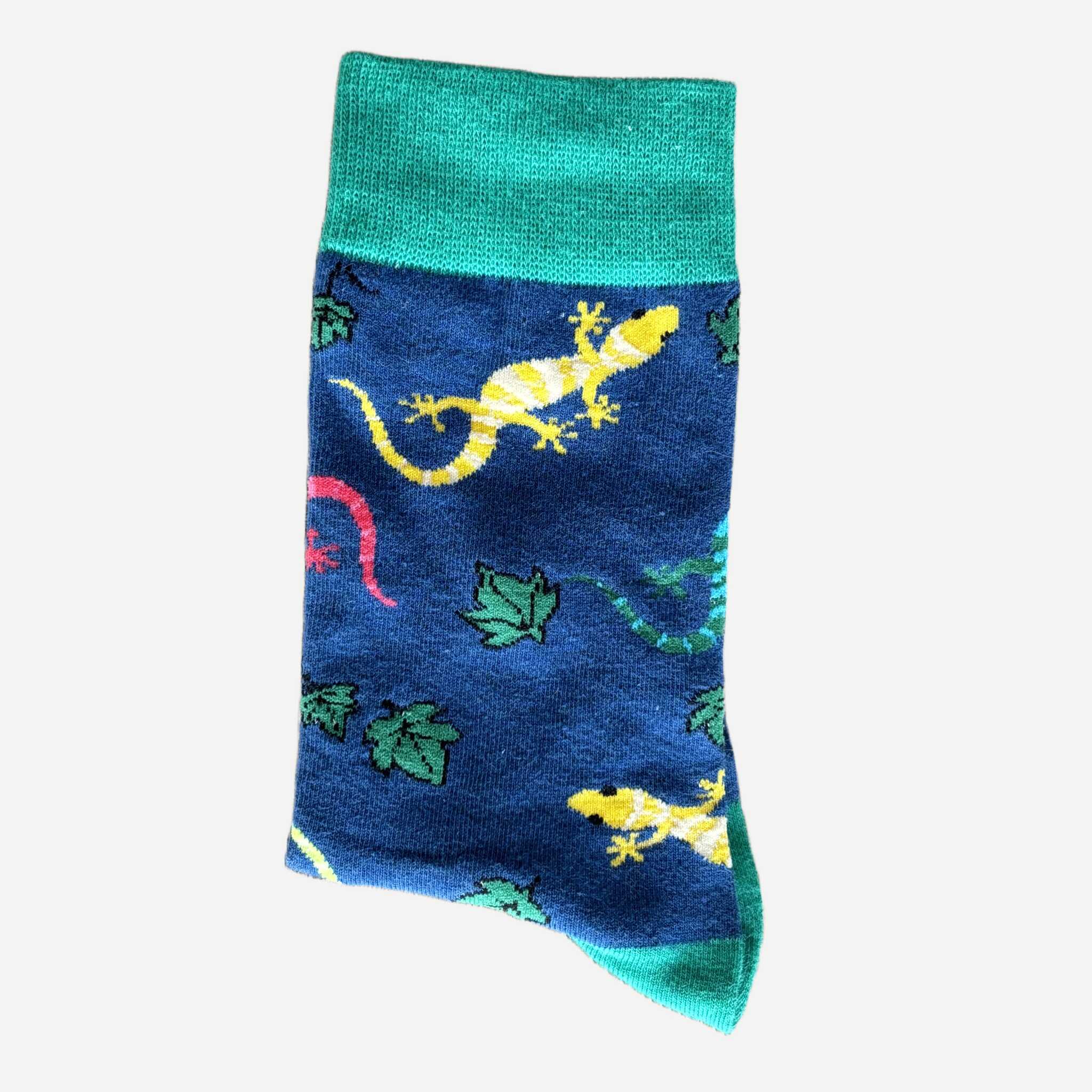 chaussettes-hola-olivia-cameleon-bleu-marine-2 Chaussettes Hola Olivia Lézard 2