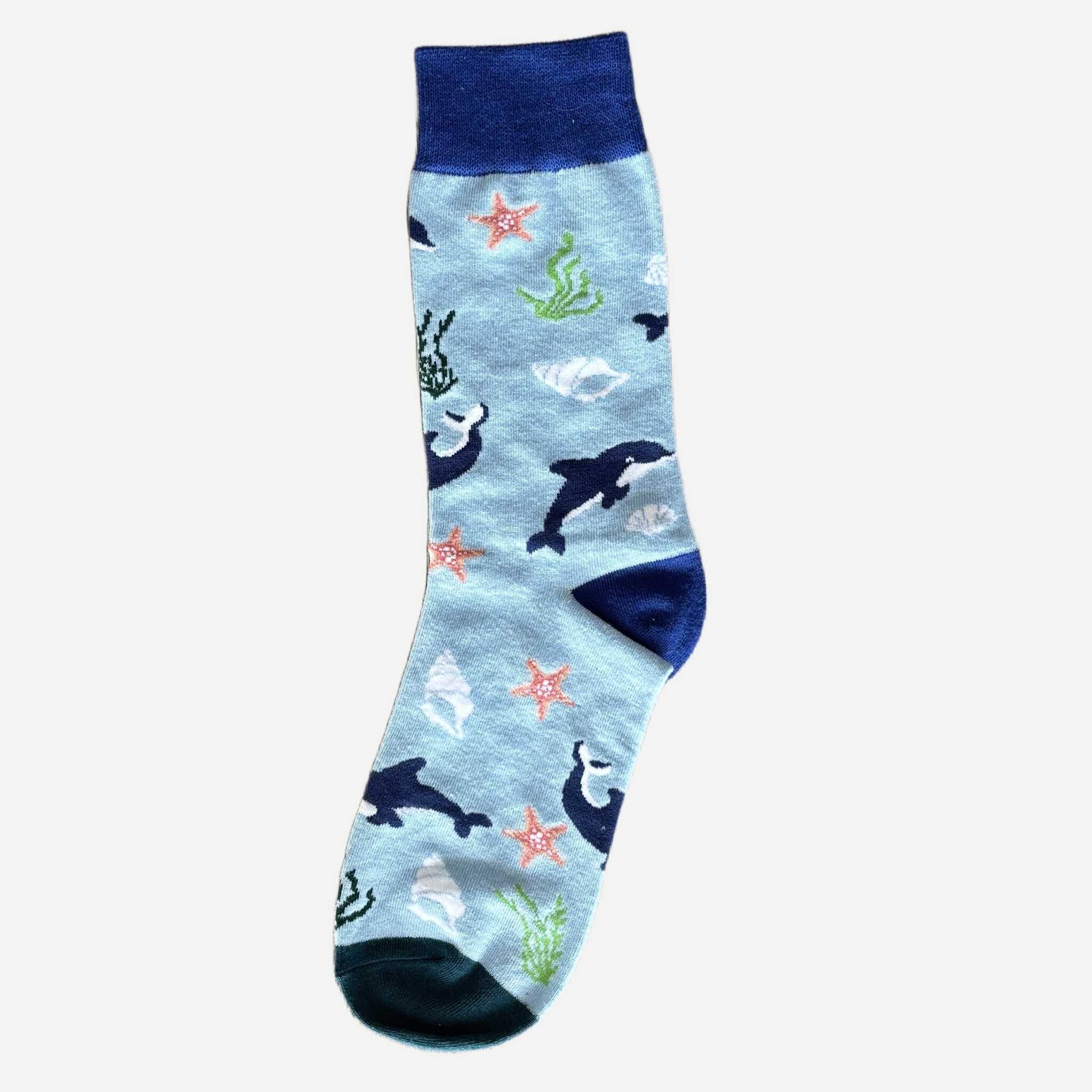 chaussettes-hola-olivia-dauphin-bleu-1 Chaussettes Hola Olivia Dauphin Couleur Bleu Ciel 1