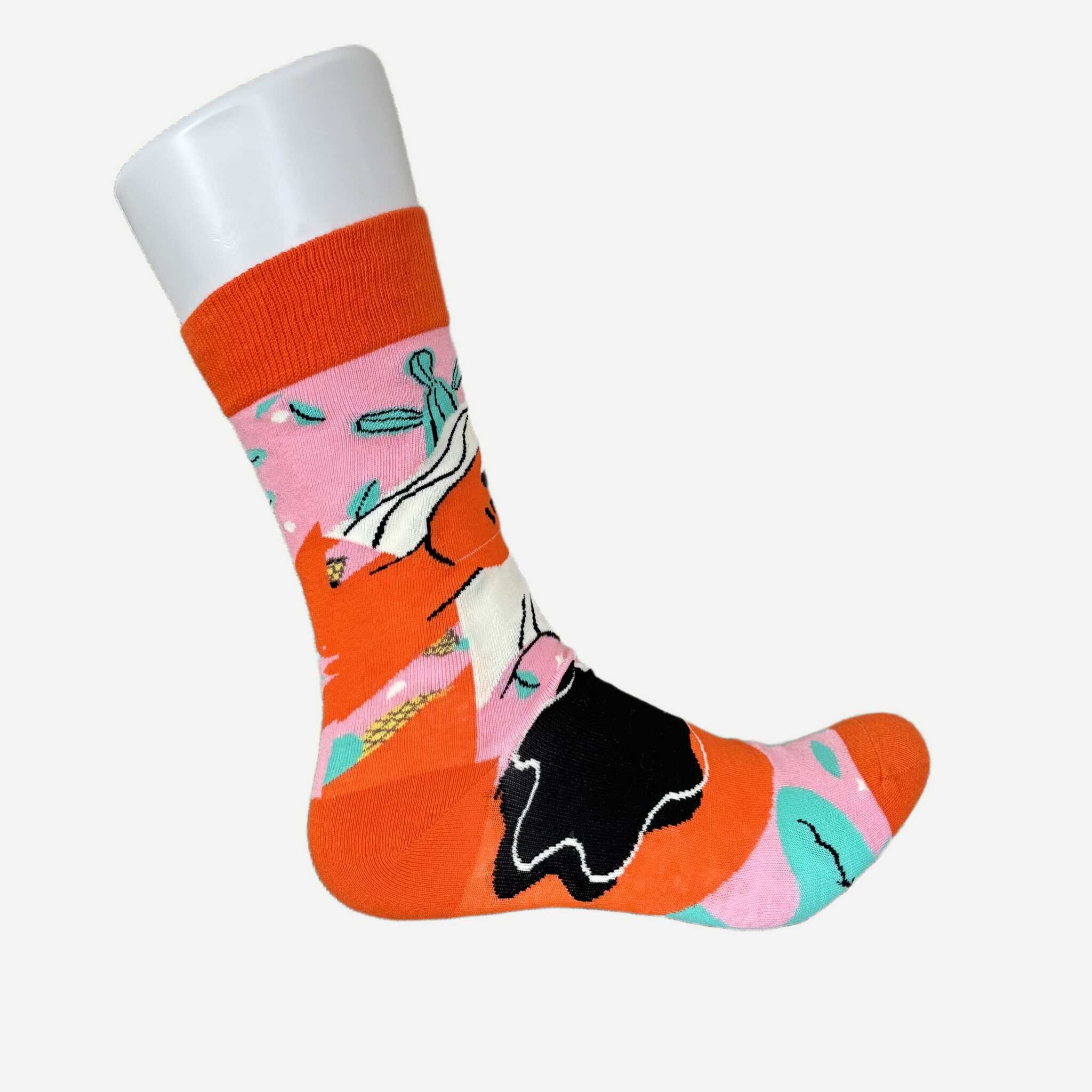 chaussettes-hola-olivia-fille-orange-3 Chaussettes Hola Olivia Fille Couleur Orange 3