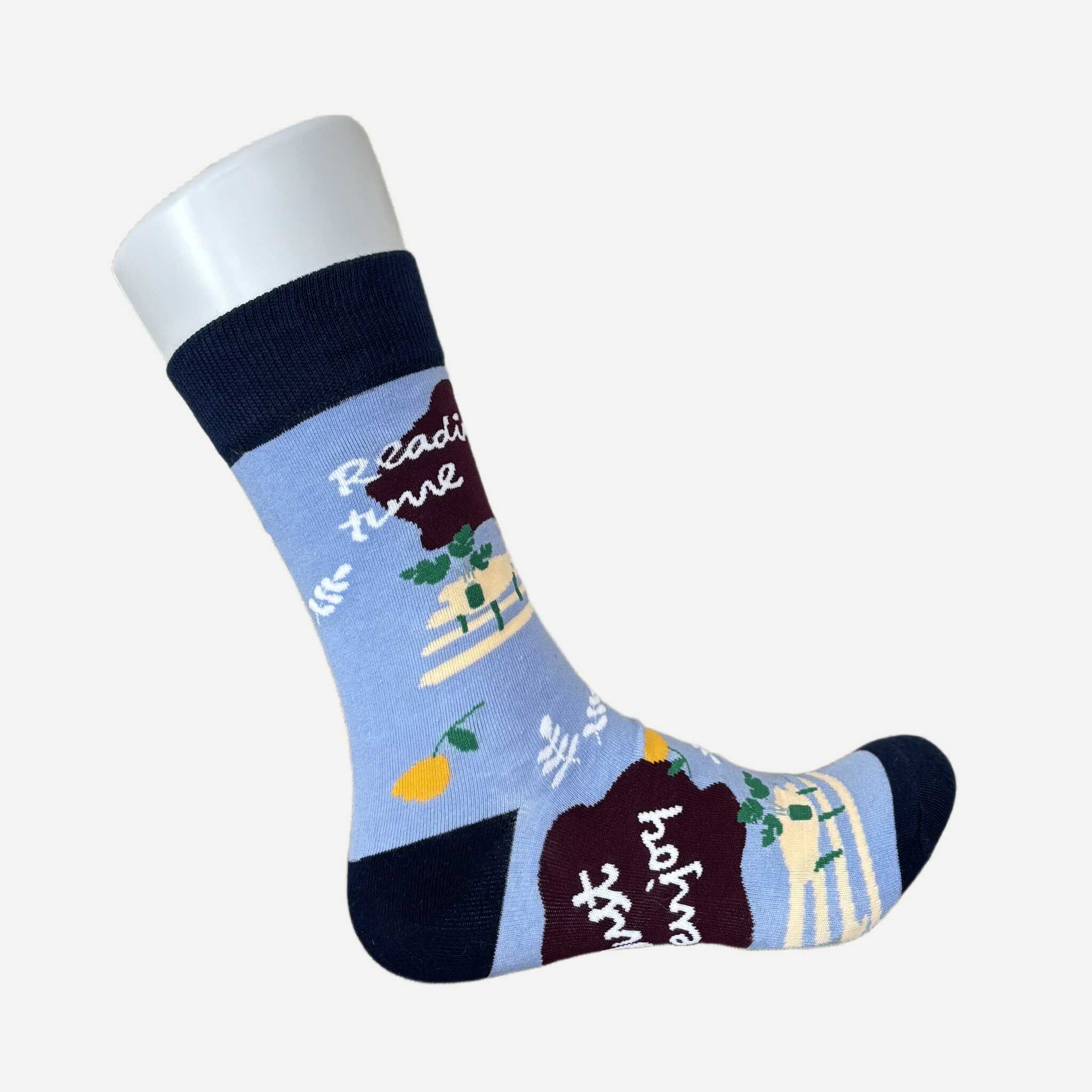 chaussettes-hola-olivia-tune-bleu-3 Hola Olivia Tune Couleur Bleu 3