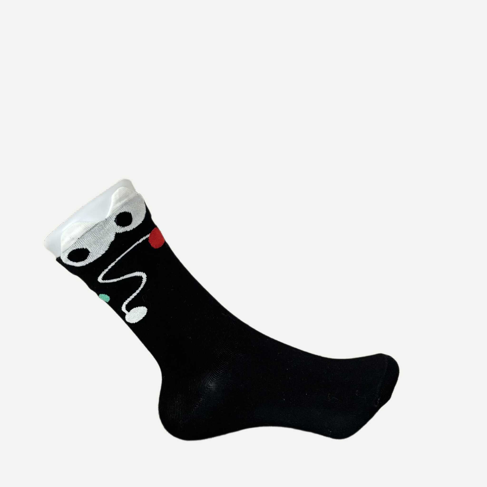 chaussettes-motif-animeaux-oeil-noir-3