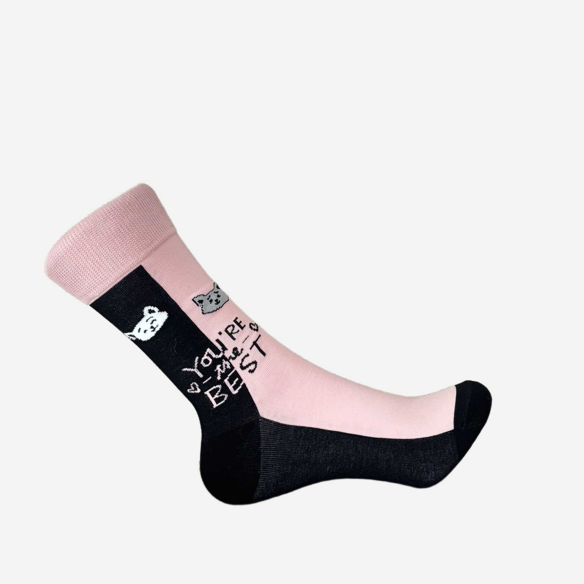 chaussettes-yanoir-motif-chat-best-rose-3 Chaussettes Yanoir Motif Chat Best couleur Rose 3